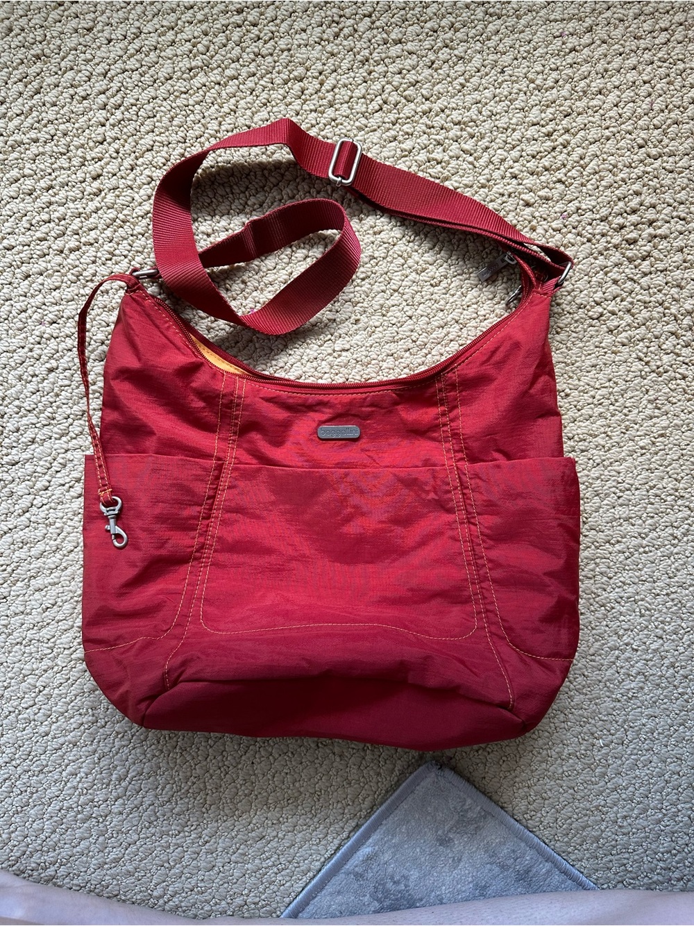Baggallini Red Lightweight Crossbody Bag